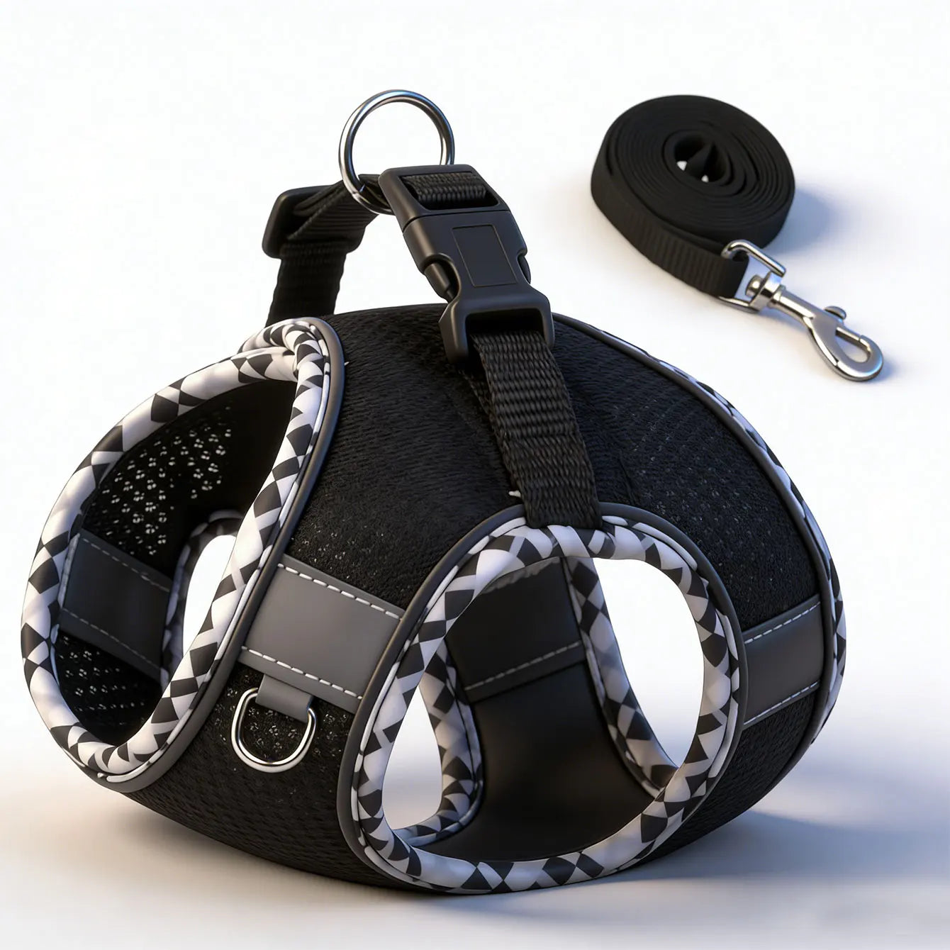 Norvyl Harnais Anti-Traction avec Laisse pour Chien