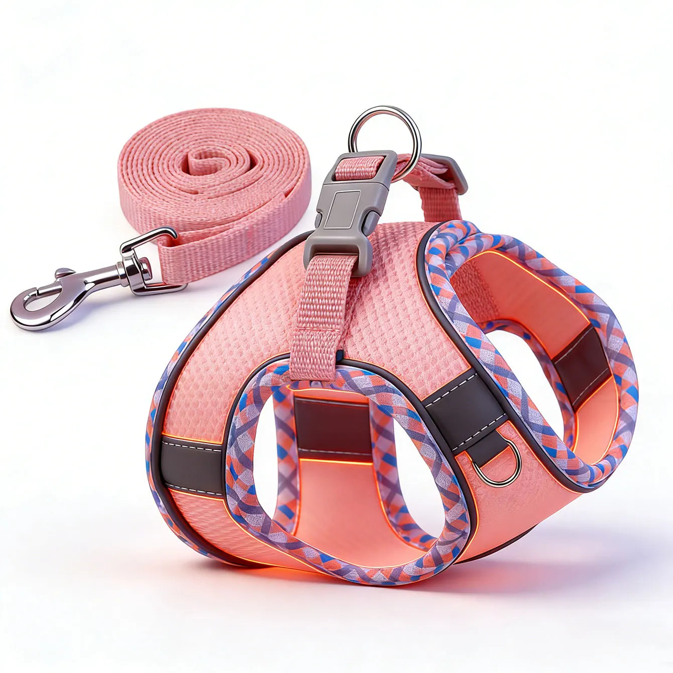 Norvyl Harnais Anti-Traction avec Laisse pour Chien